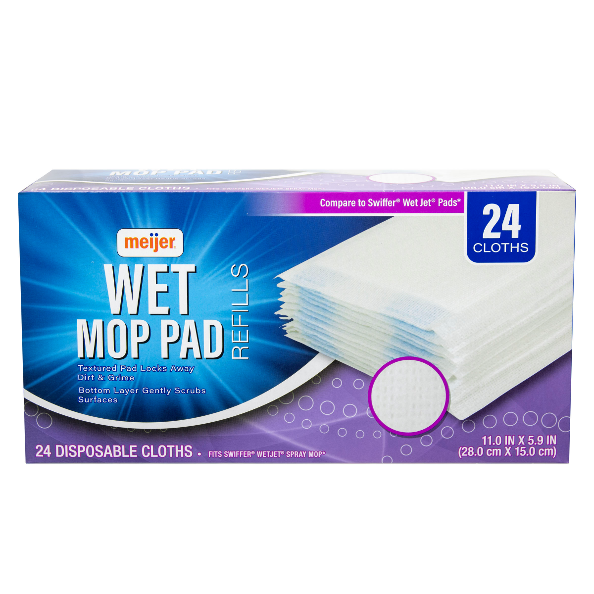 slide 29 of 29, Meijer Power Mop Pad Refills, 24 ct