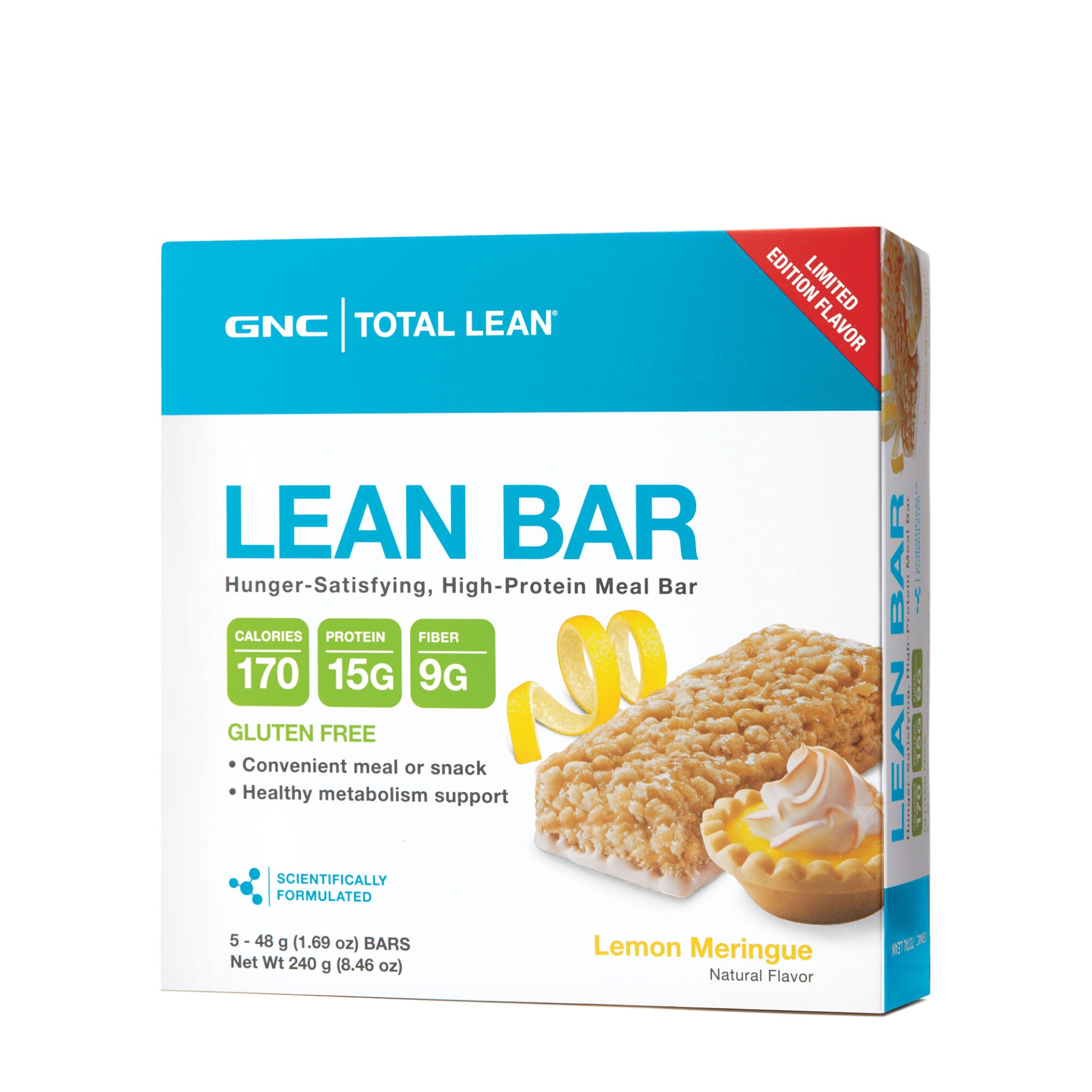 slide 1 of 1, GNC Total Lean Bar Seasonal Flavor, 5 ct