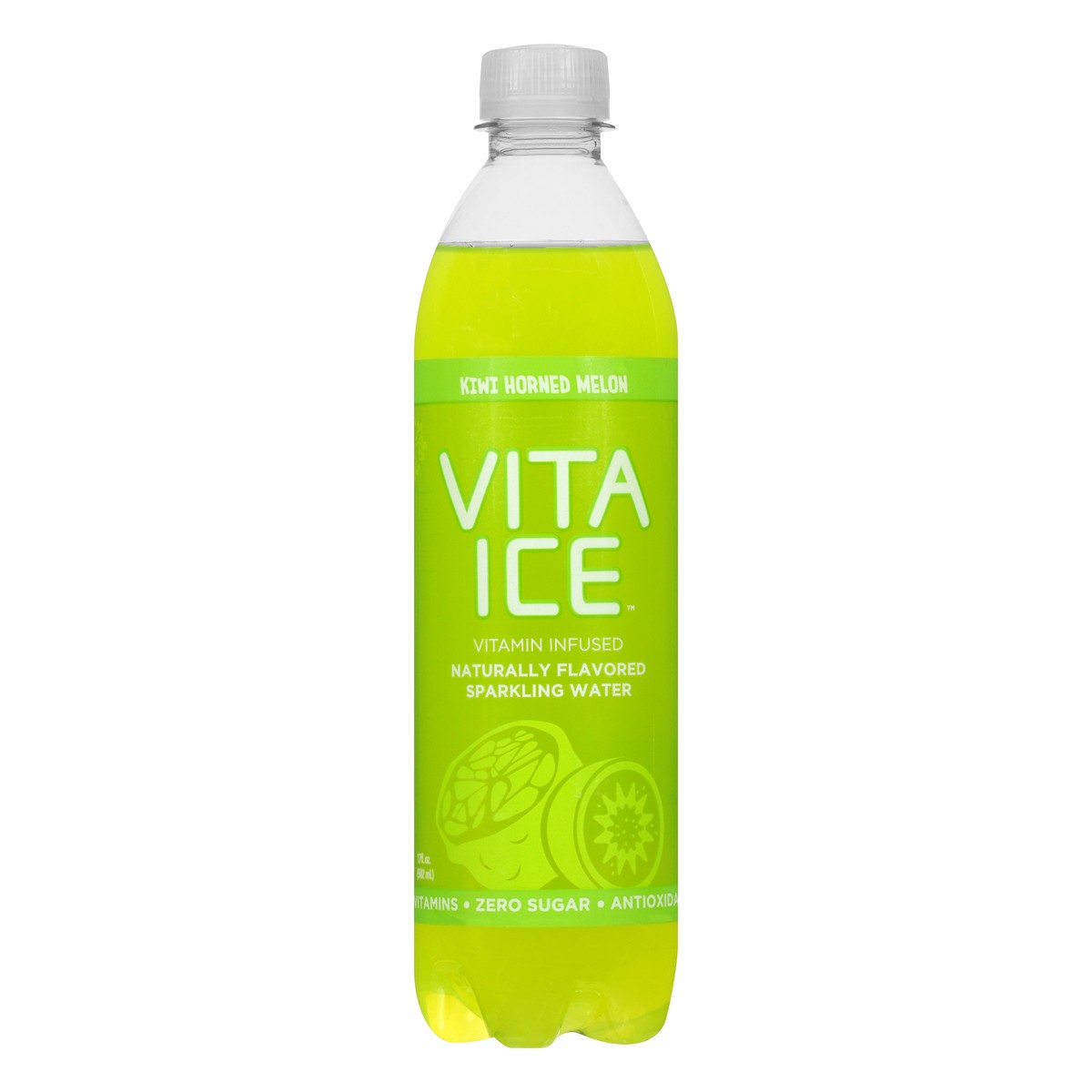 slide 4 of 13, Vita Ice Vitamin Infused Kiwi Horned Melon Sparkling Water 17 oz, 17 oz