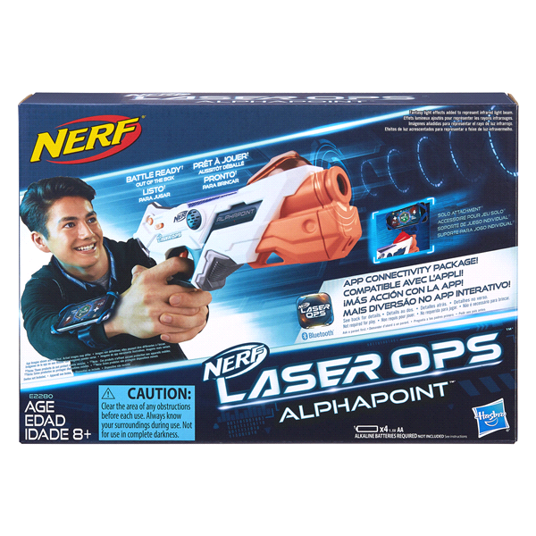 slide 1 of 5, Nerf Laser Ops Alphapoint One Player Laser Tag Gaming Set, 1 ct