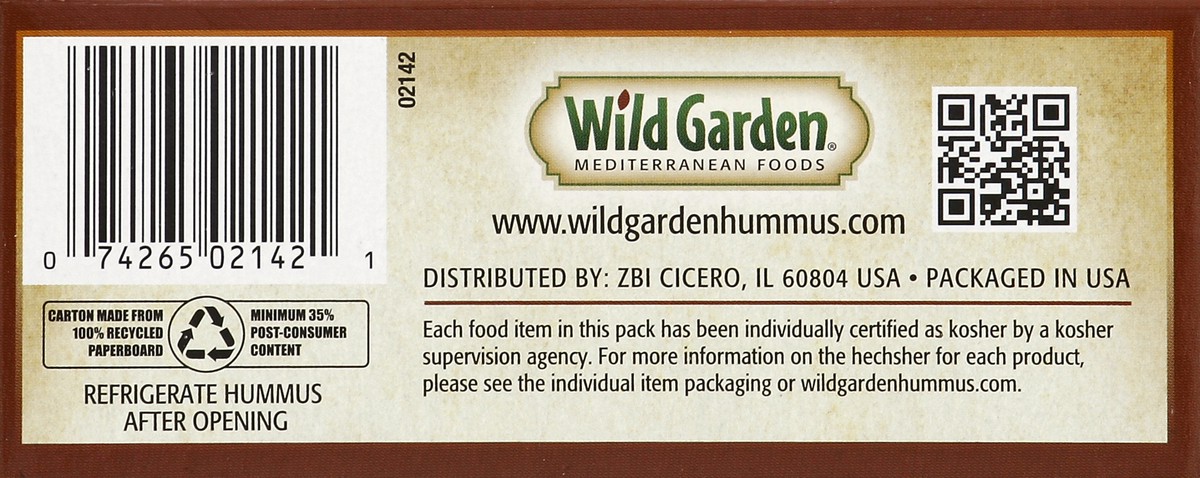 slide 5 of 6, Wild Garden Snack Box To Go! Sun-Dried Tomato Hummus Sea Salt Pita Chips, 3.01 oz