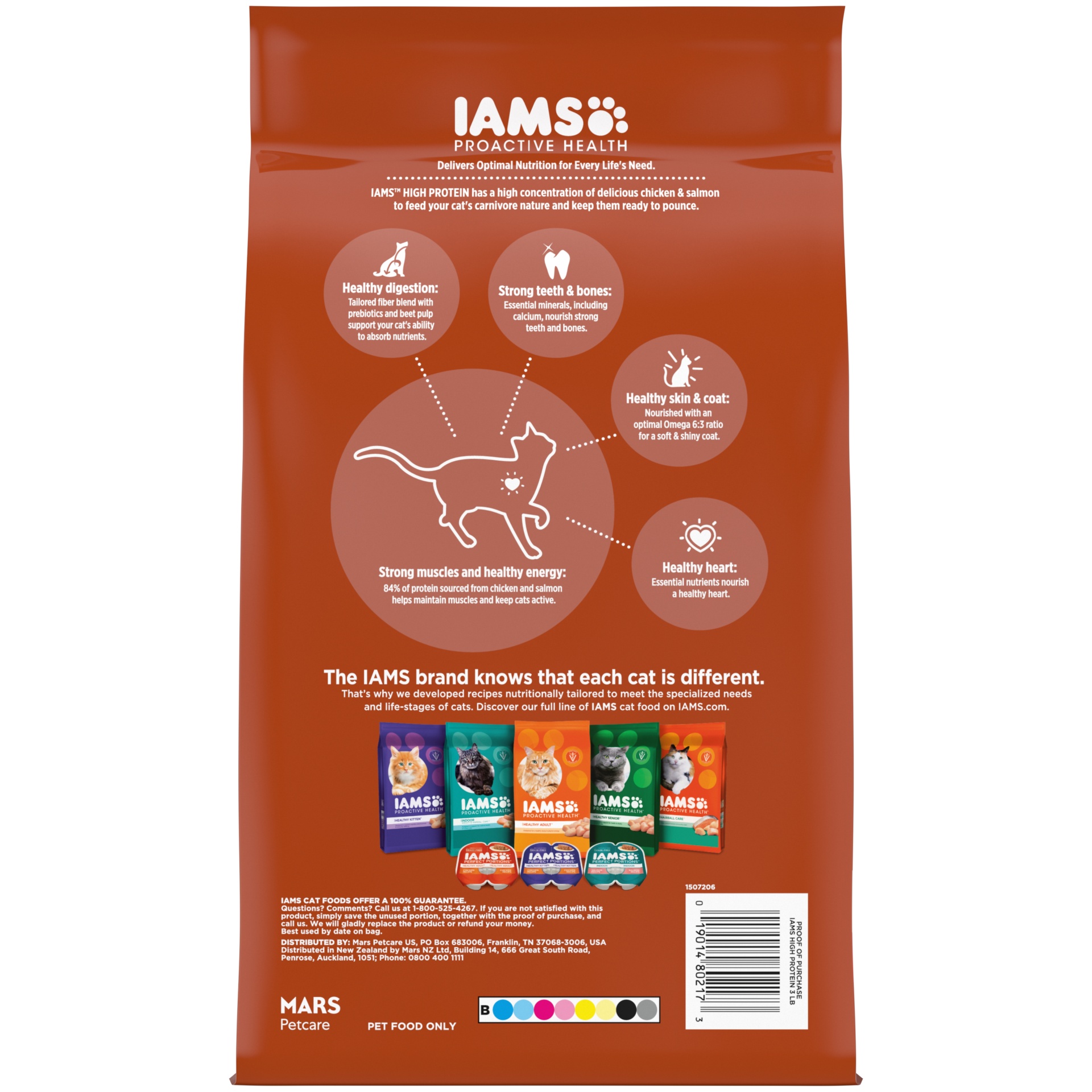 IAMS PROACTIVE HEALTH High Protein Adult Dry Cat Food with Chicken