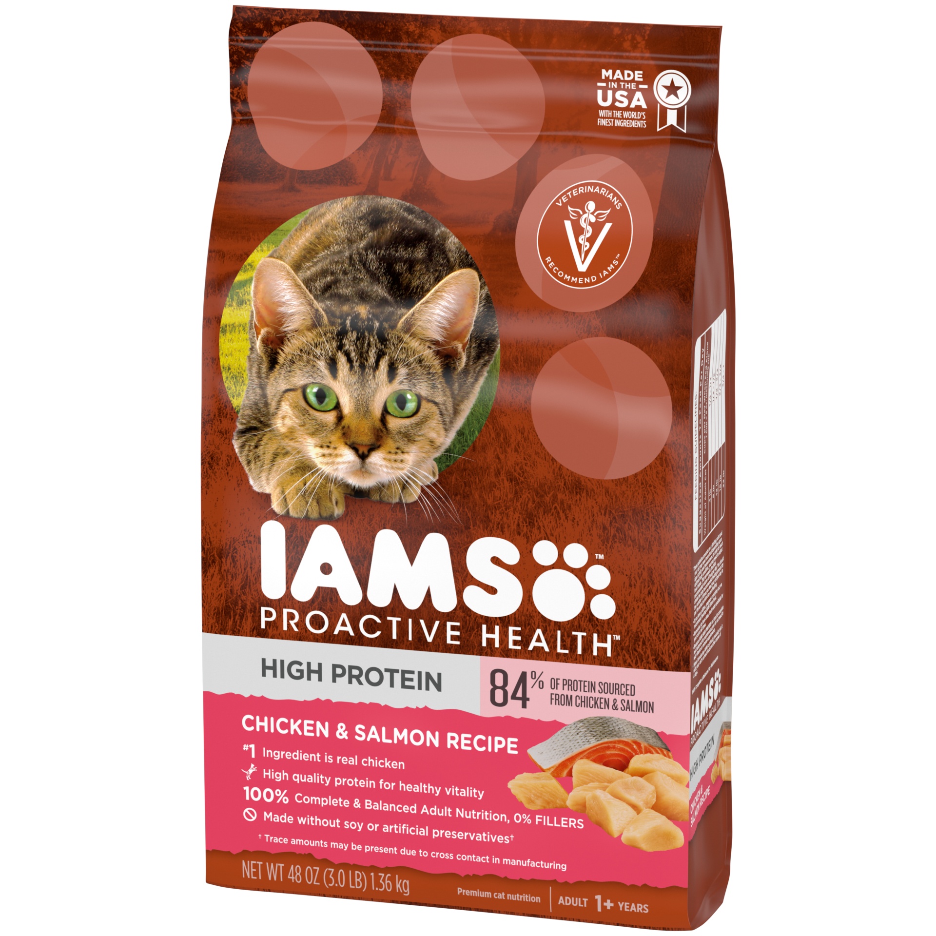 IAMS PROACTIVE HEALTH High Protein Adult Dry Cat Food with Chicken