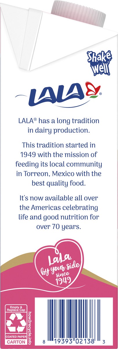 slide 4 of 11, LALA Low Fat Strawberry Milk 1 qt, 1 qt