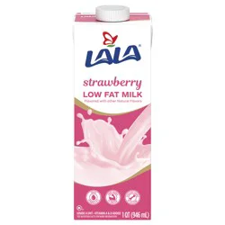 Lala Low Fat Strawberry Milk 1 qt