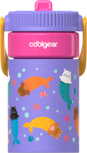 slide 1 of 1, Cool Gear Go Grip Sipper - Purrmaids, 16 oz, 16 oz