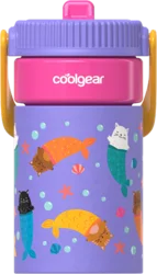 Cool Gear Go Grip Sipper - Purrmaids, 16 oz