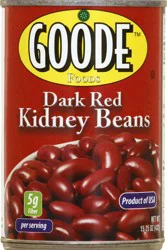 Goode Foods Kidney Beans 15.25 oz