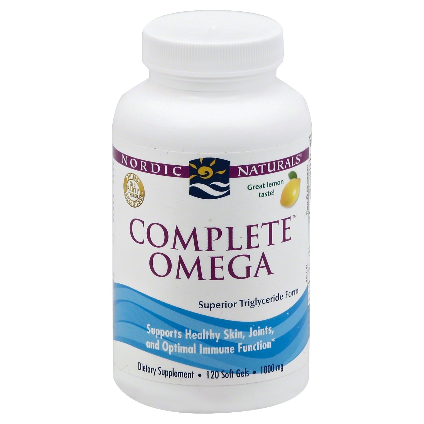 slide 1 of 1, Nordic Naturals Complete Omega Omega-3 + Gla, 120 ct