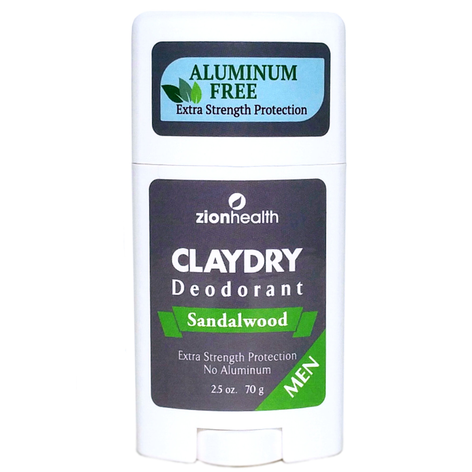 slide 1 of 1, Zion Health Claydry Deodorant - Sandalwood, 2.5 oz