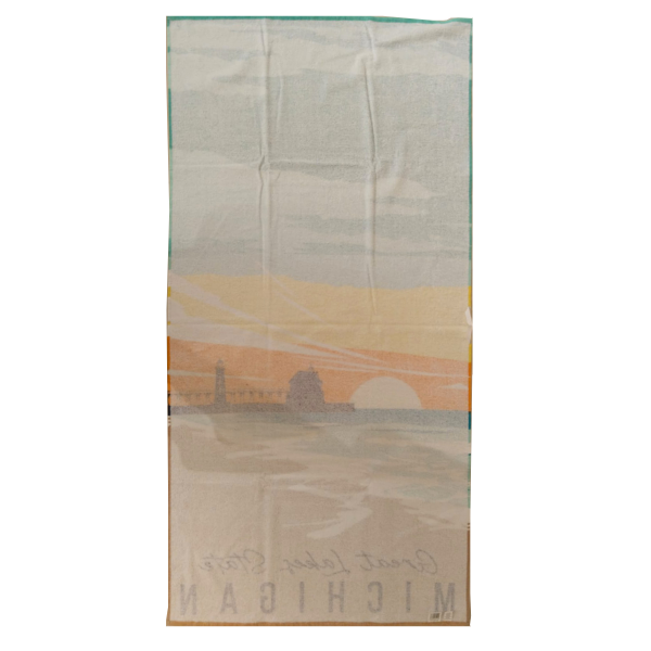 slide 27 of 29, Meijer Corporate Seasonal MCS Grand Haven Printed Beach Towel, 34 in x 68 in