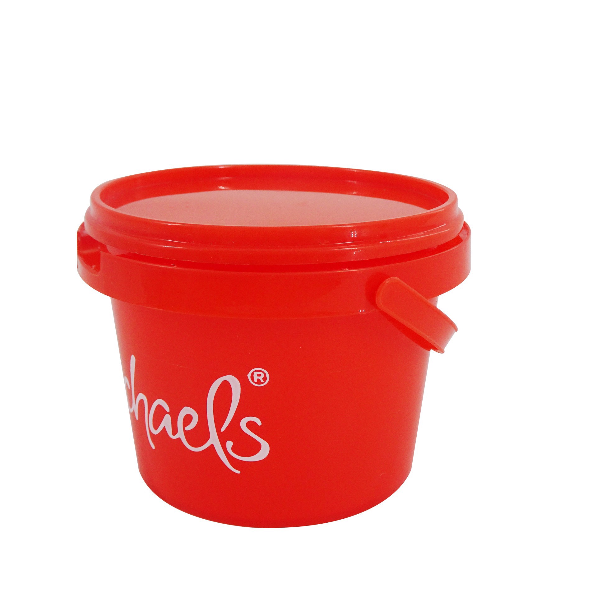 slide 2 of 3, 10oz. Red Bucket With Lid By Craft Smart, 10 oz