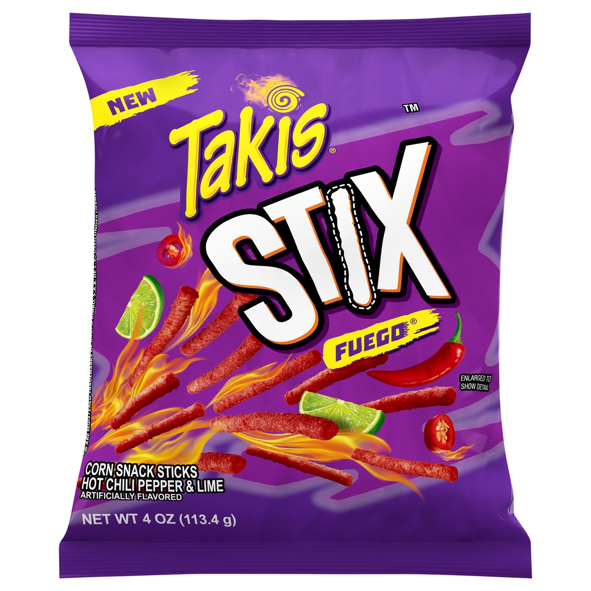 slide 1 of 1, Takis Stix Fuego Corn Snack Sticks 4 oz, 4 oz