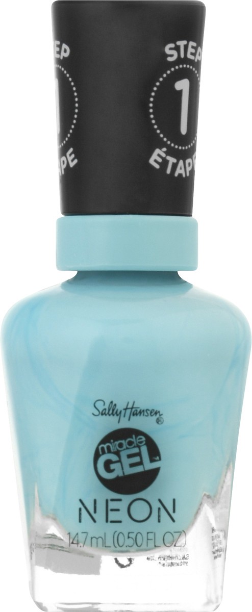 slide 1 of 11, Sally Hansen Miracle Gel Nail Polish - Miami Ice (Neon) - 0.5 fl oz, 0.5 fl oz