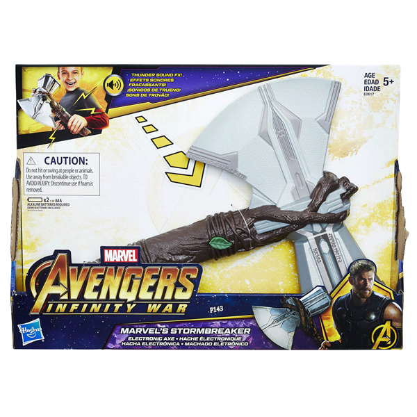 slide 1 of 8, Marvel Infinity War Marvel's Stormbreaker Electronic Axe, 1 ct