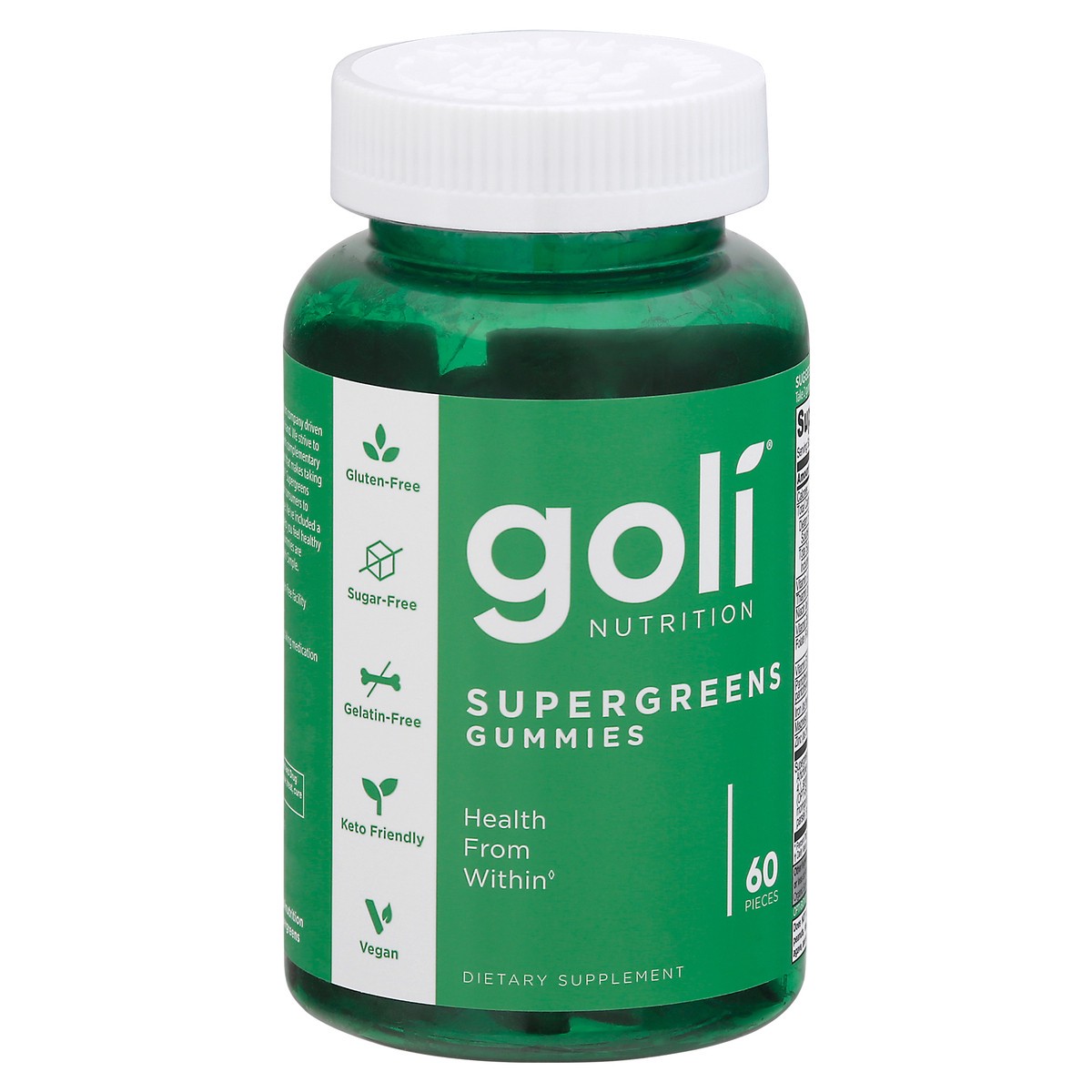 slide 2 of 13, Goli Supergreens Gummies, 60 ct