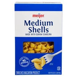 Meijer Pasta Medium Shells