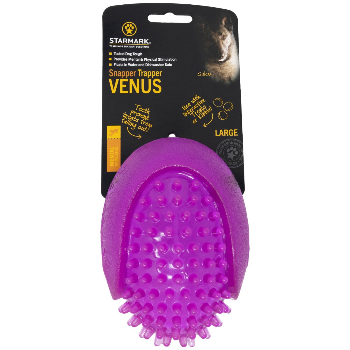 slide 1 of 5, StarMark Dog Snapper Trapper Venus Large, 1 ct
