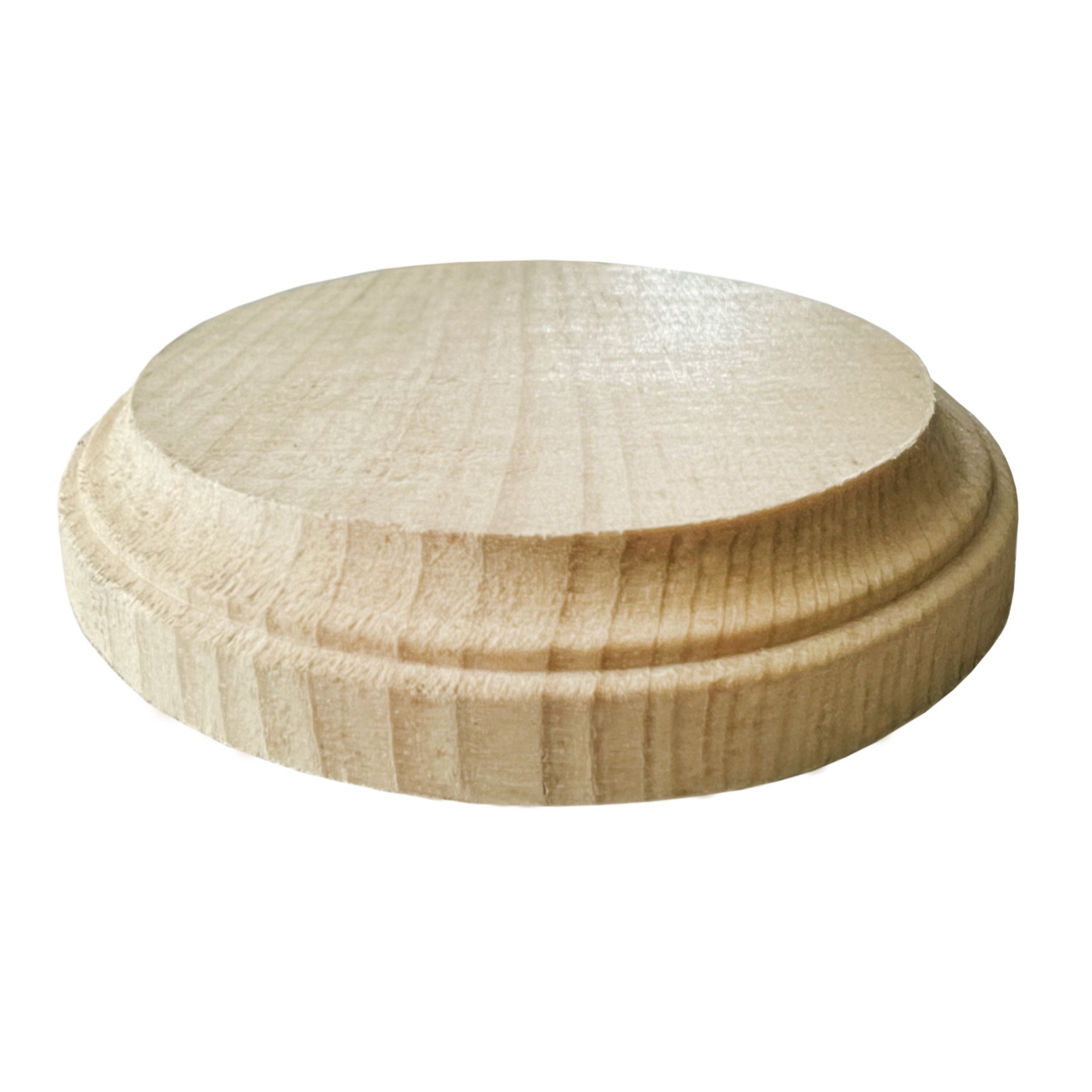 slide 3 of 4, 7" Unfinished Pinewood Oval Plaque By Make Market, 5 in x 7 in x 0.75 in