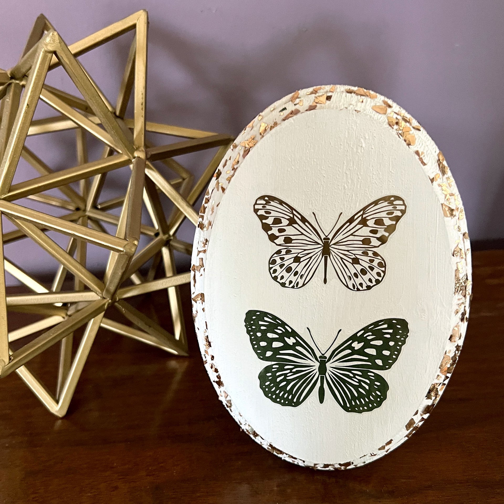 slide 4 of 4, 7" Unfinished Pinewood Oval Plaque By Make Market, 5 in x 7 in x 0.75 in