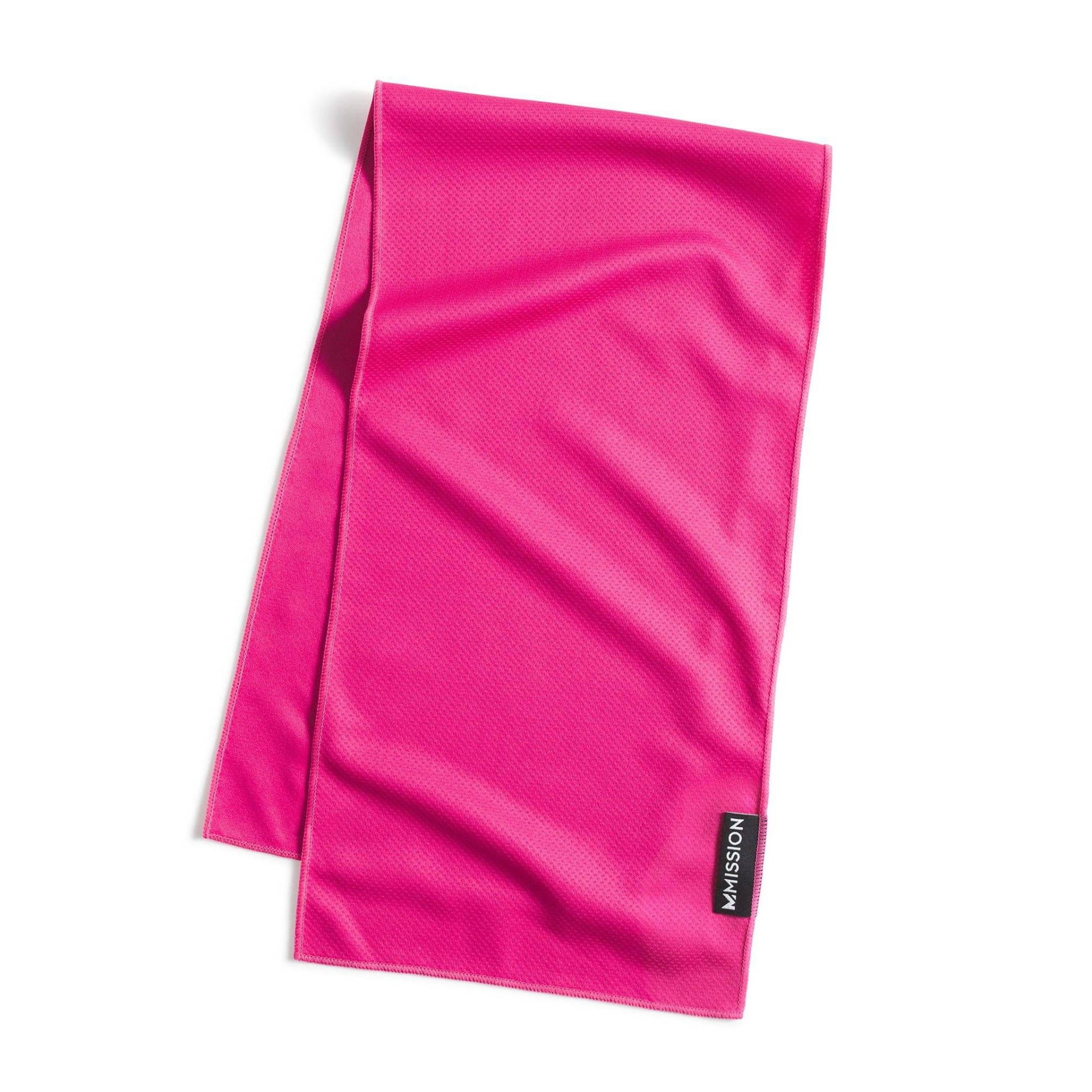 slide 1 of 1, Mission OTG Small Towel - Pink, 1 ct