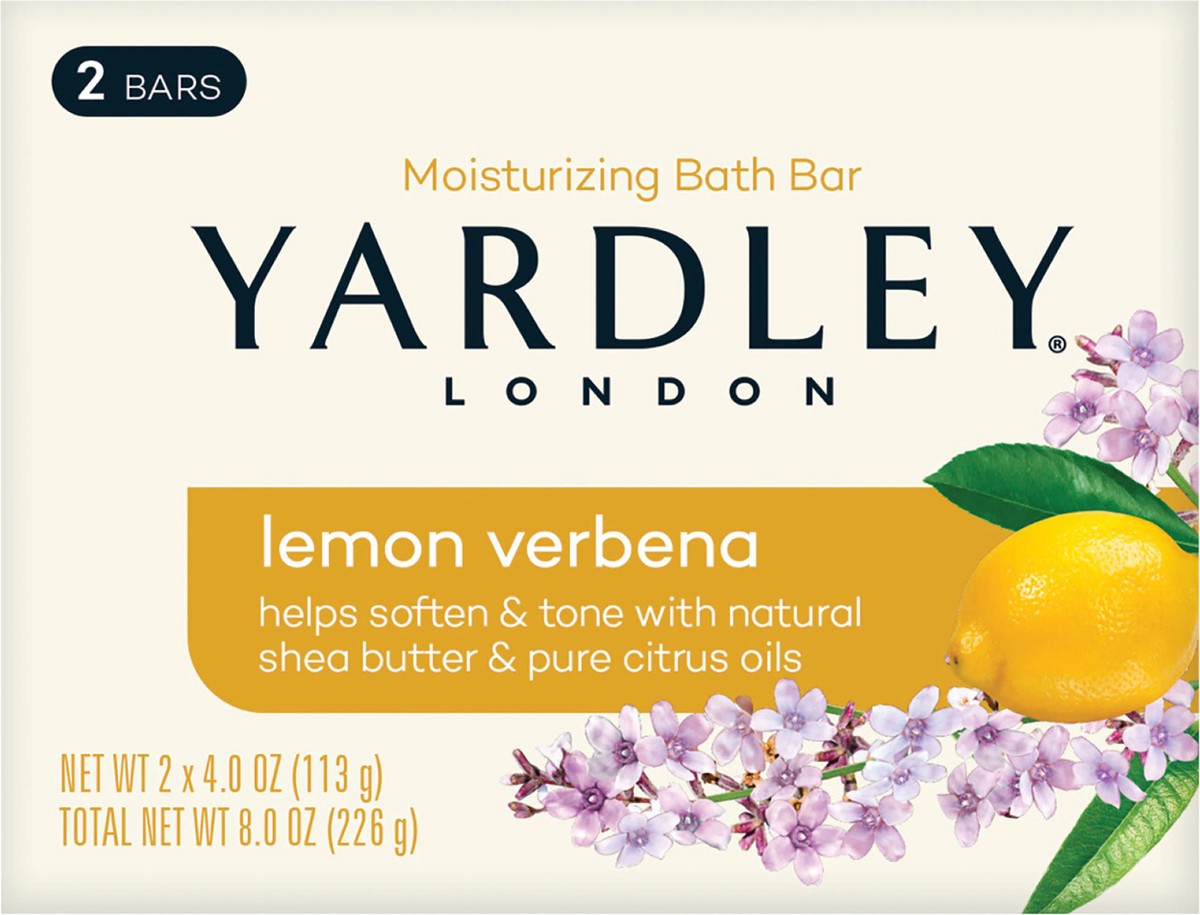 slide 7 of 9, Yardley Lemon Verbena Bath Bars, 2 ct; 4.25 oz