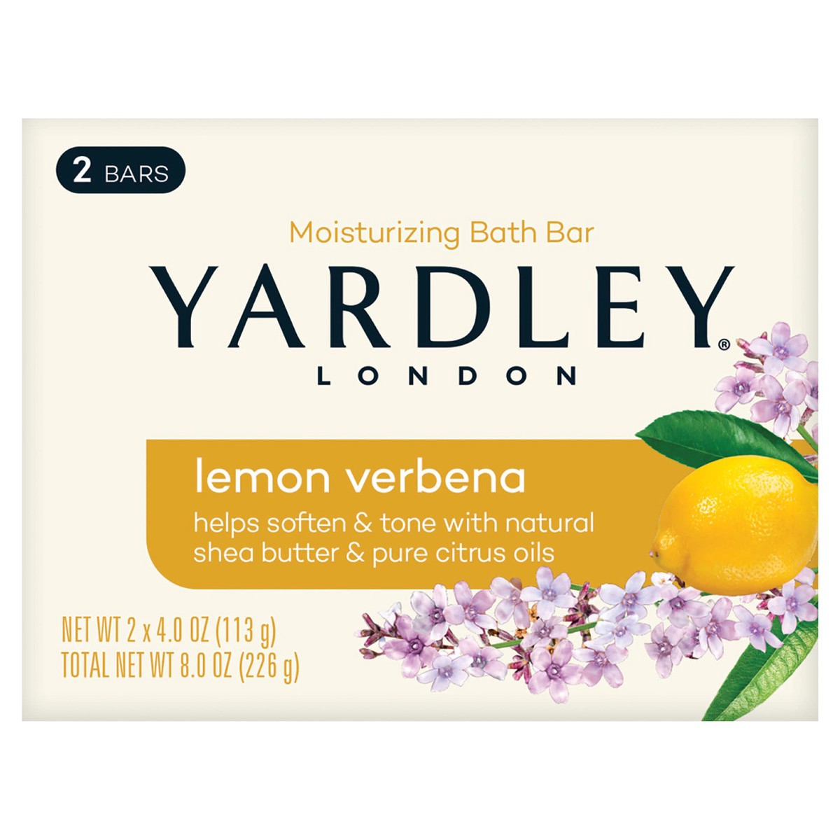 slide 1 of 9, Yardley Lemon Verbena Bath Bars, 2 ct; 4.25 oz