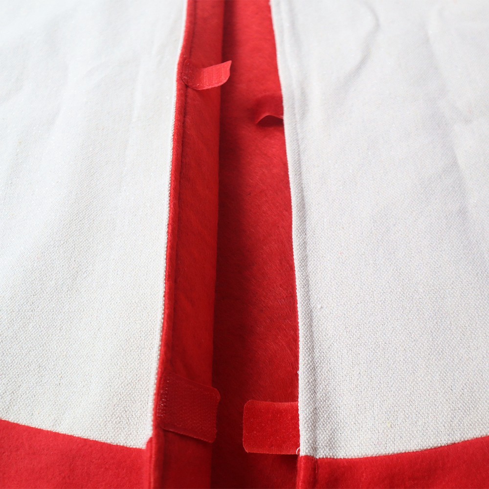 slide 3 of 3, 4ft. Santa Christmas Party Tree Skirt By Ashland, 4 ft