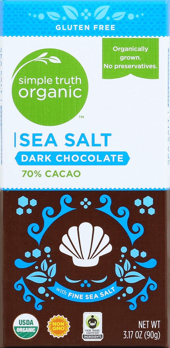 slide 5 of 5, Simple Truth Organic Dark Chocolate 3.17 oz, 3.17 oz