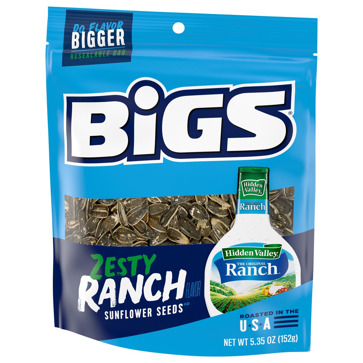 slide 2 of 8, BIGS Zesty Ranch Flavor Sunflower Seeds 5.35 oz, 5.35 oz