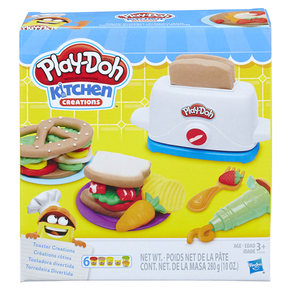 slide 1 of 1, Hasbro Playdoh Kitchen Creations Toaster Creations Set, 1 ct