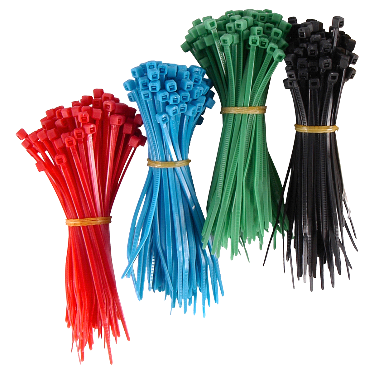 slide 1 of 1, GE Cable Ties, Assorted Sizes, 1000 ct