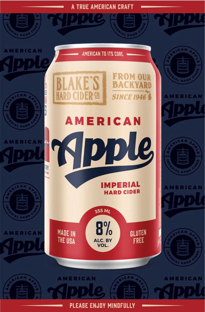 slide 4 of 4, Blake's Hard Cider Co. American Imperial Apple Hard Cider 6 - 355 ml Cans, 6 ct; 12 oz