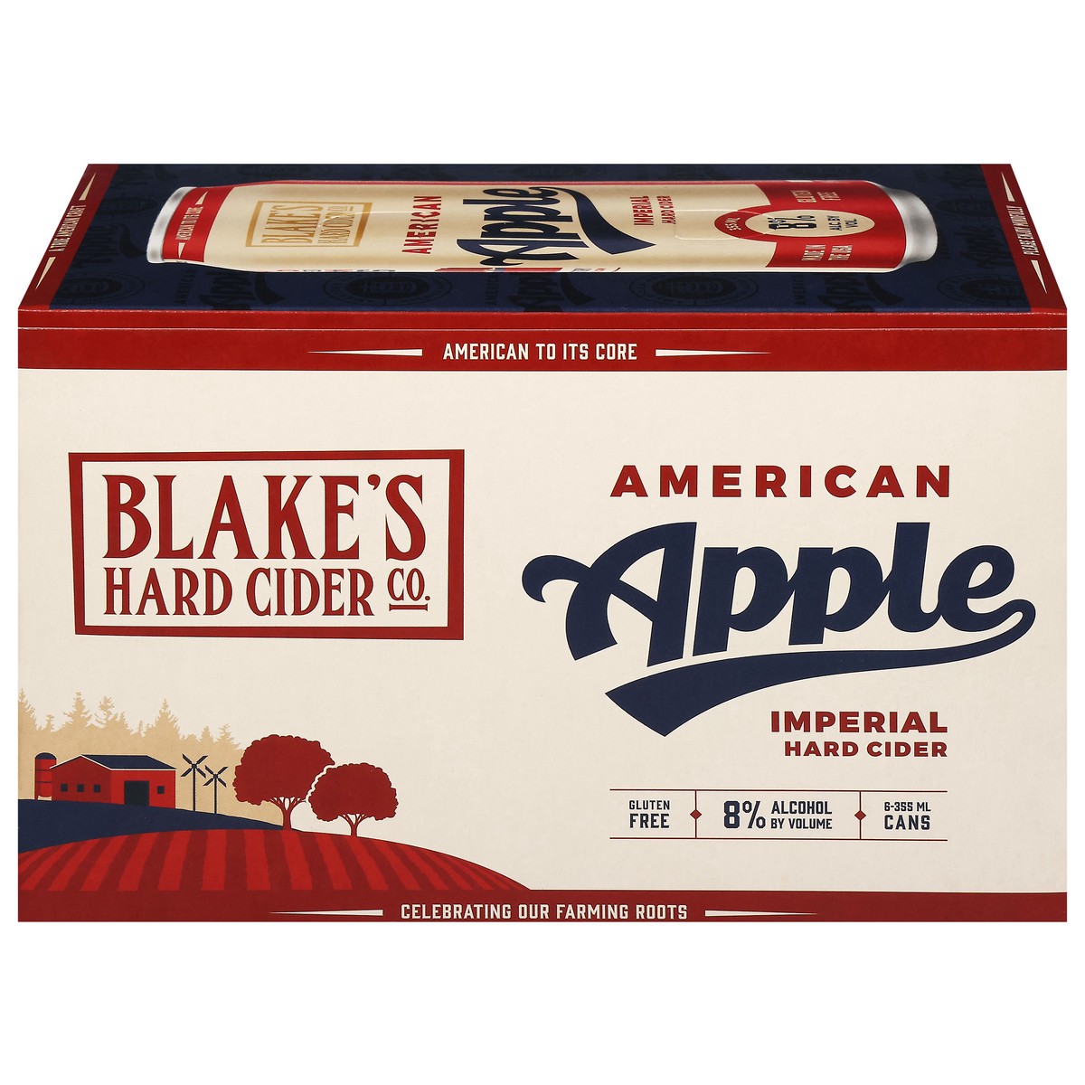 slide 1 of 4, Blake's Hard Cider Co. American Imperial Apple Hard Cider 6 - 355 ml Cans, 6 ct
