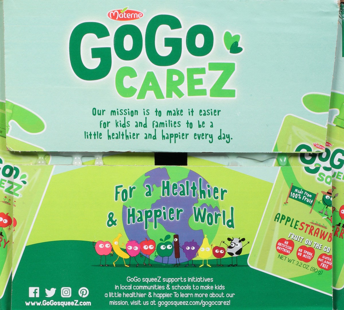 slide 8 of 14, GoGo squeeZ Variety Pack Fruit on the Go Applesauce 48 - 3.2 oz Pouches, 48 ct