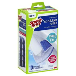 Scotch-Brite Refills Disposable Toilet Scrubber - 10 ea