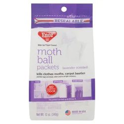 Enoz Lavender Scented Moth Balls 12 oz