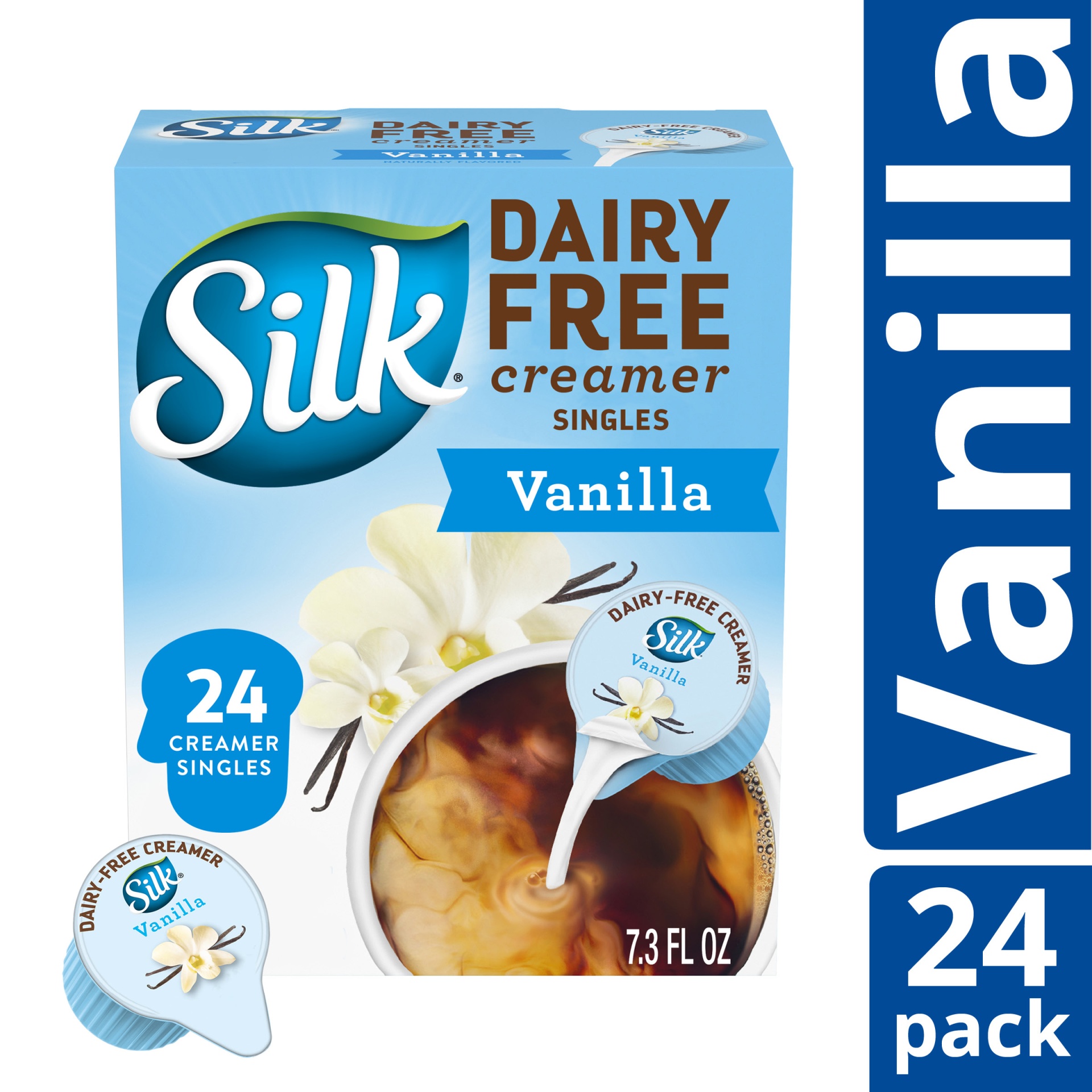 Silk Dairy Free Vanilla Creamer Singles 7.3 fl oz Shipt