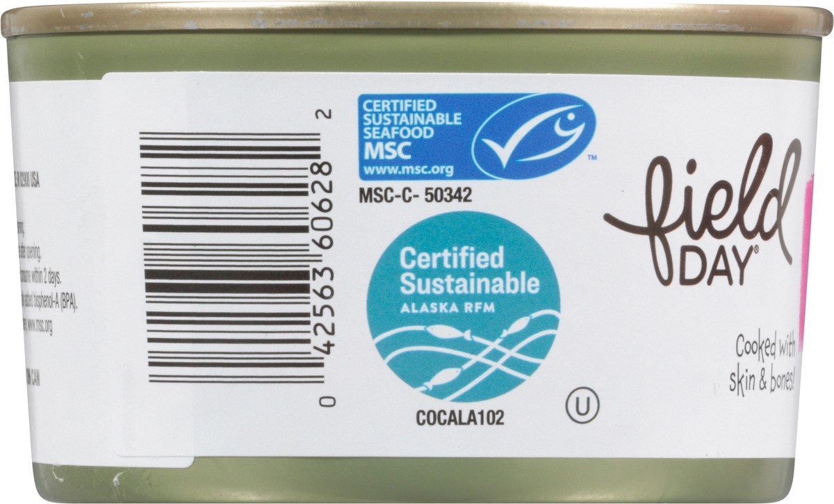 slide 4 of 14, Field Day Pink Wild Caught Salmon 7.5 oz, 7.5 oz