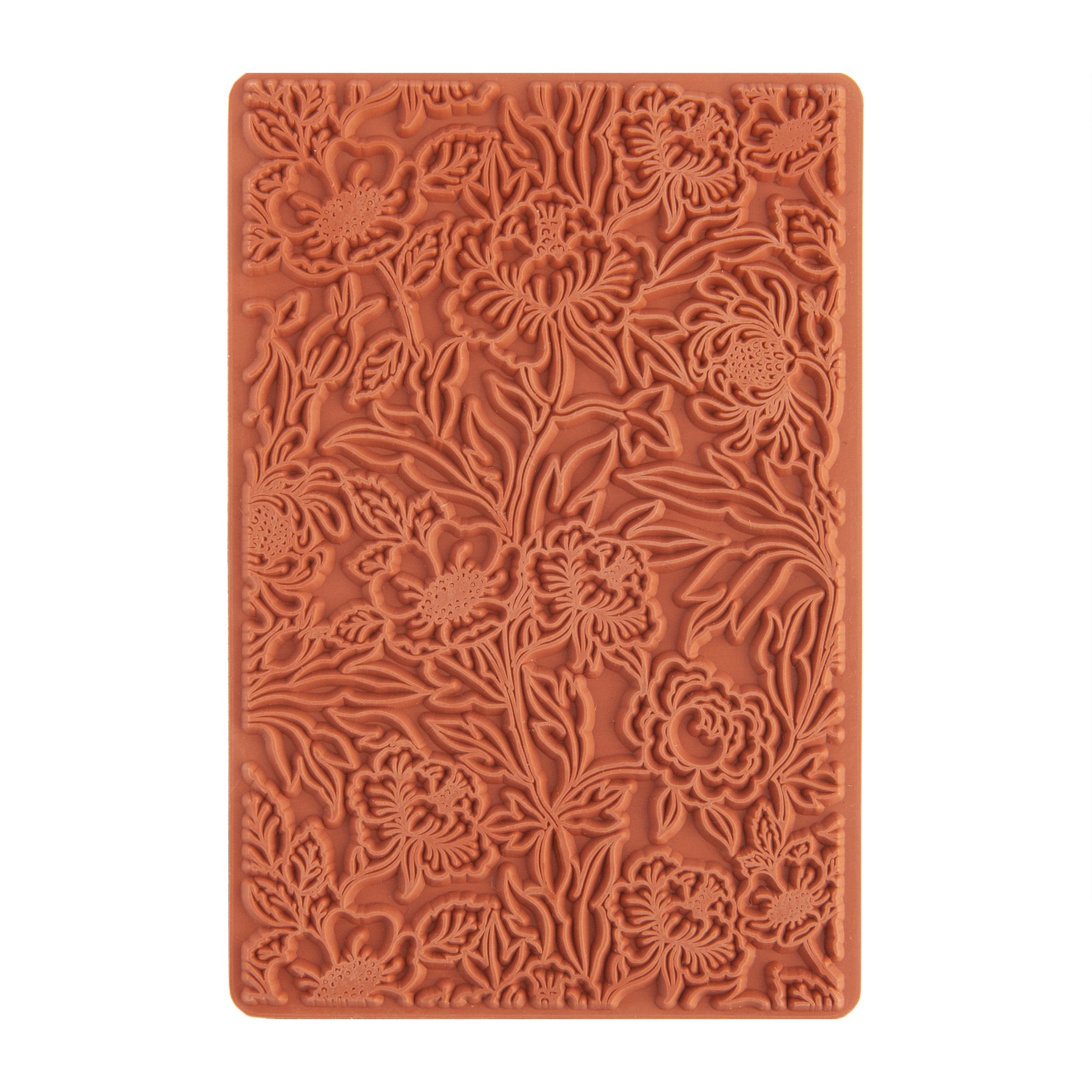 slide 4 of 4, Flower & Foliage Wood Stamp By Recollections, 3 in x 4.5 in
