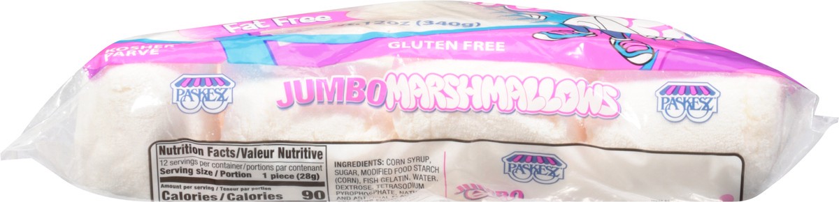 slide 3 of 12, Paskesz Jumbo Marshmallows 12 oz, 12 oz