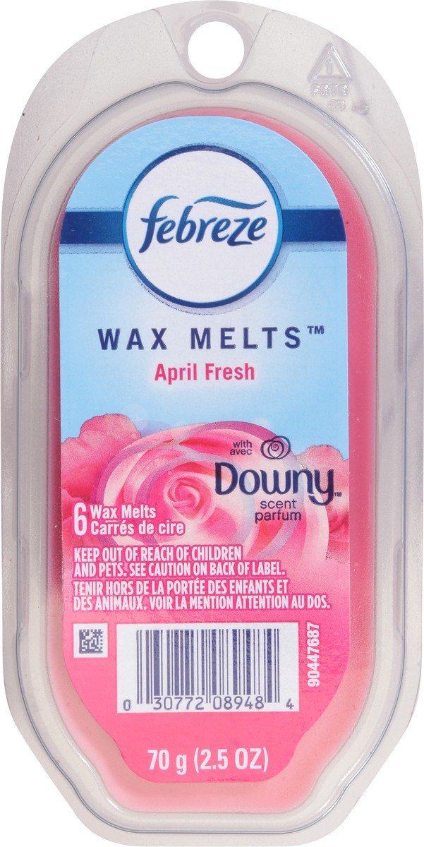 slide 9 of 12, Febreze Downy April Fresh Wax Melts 6 ea, 6 ct