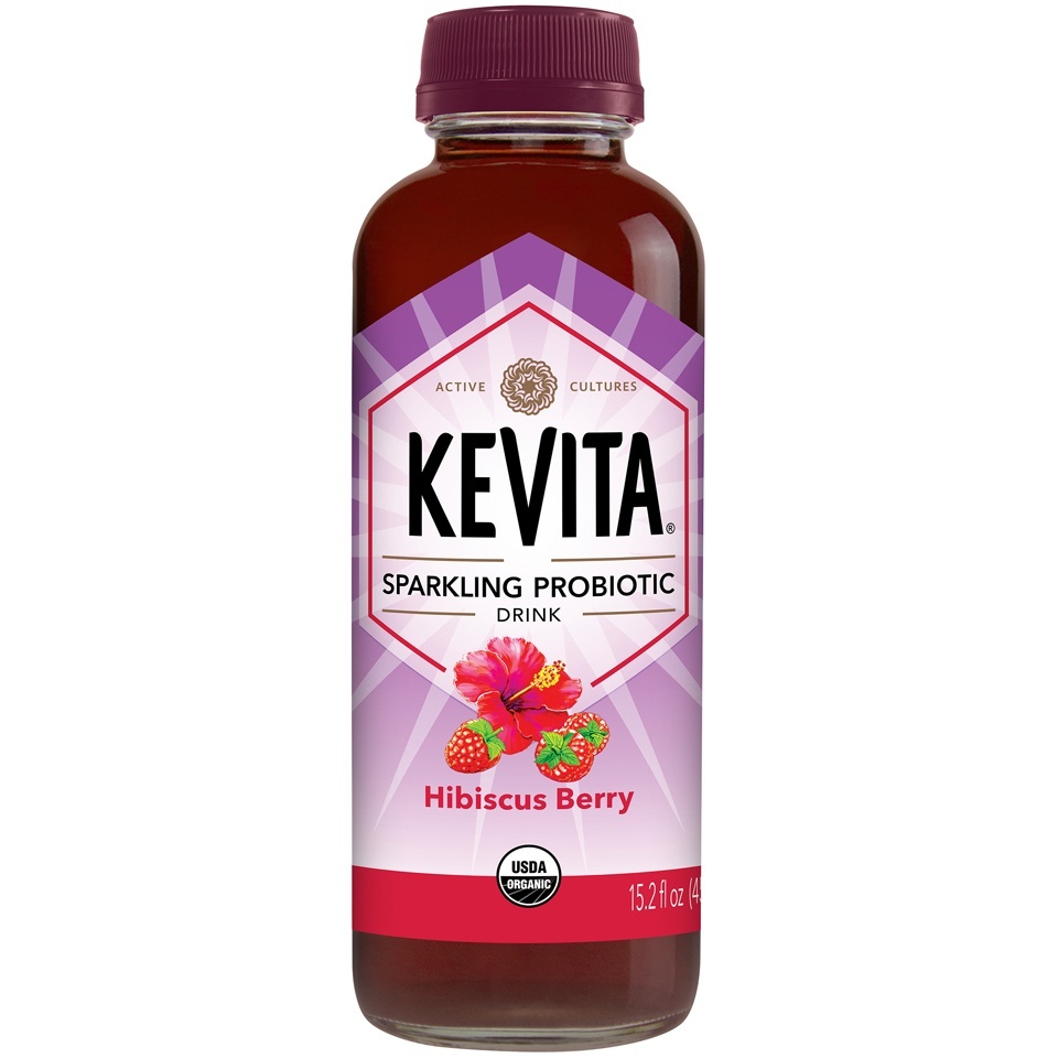 slide 1 of 4, KeVita Hibiscus Berry Sparkling Probiotic Drink - 15.2 fl oz, 15.2 fl oz