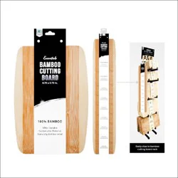 Living Concepts Bamboo Cutting Board 8.75 x 4.75 inches