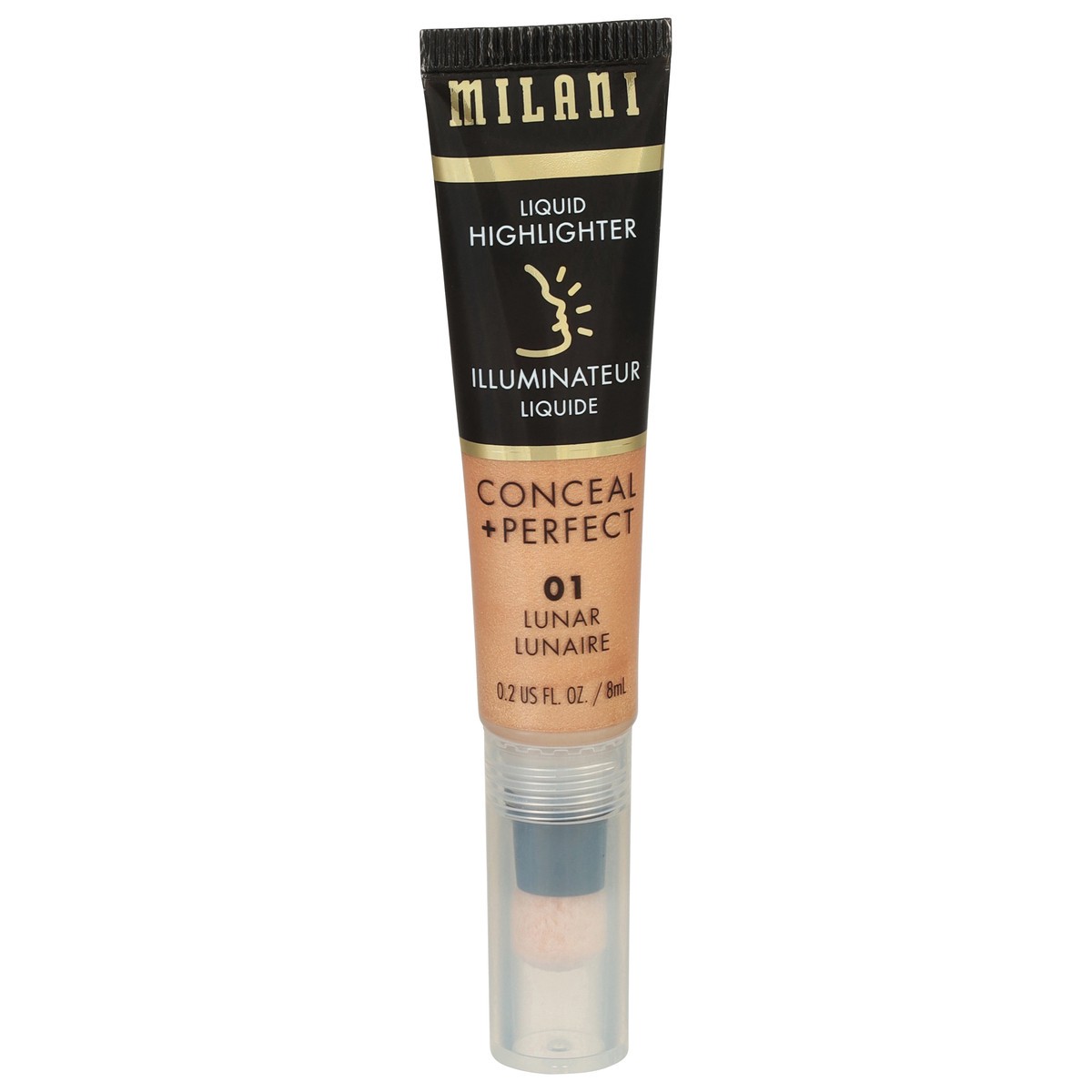 slide 5 of 9, Milani Conceal + Perfect Liquid Highlighter Pen Lunar, 1 ct