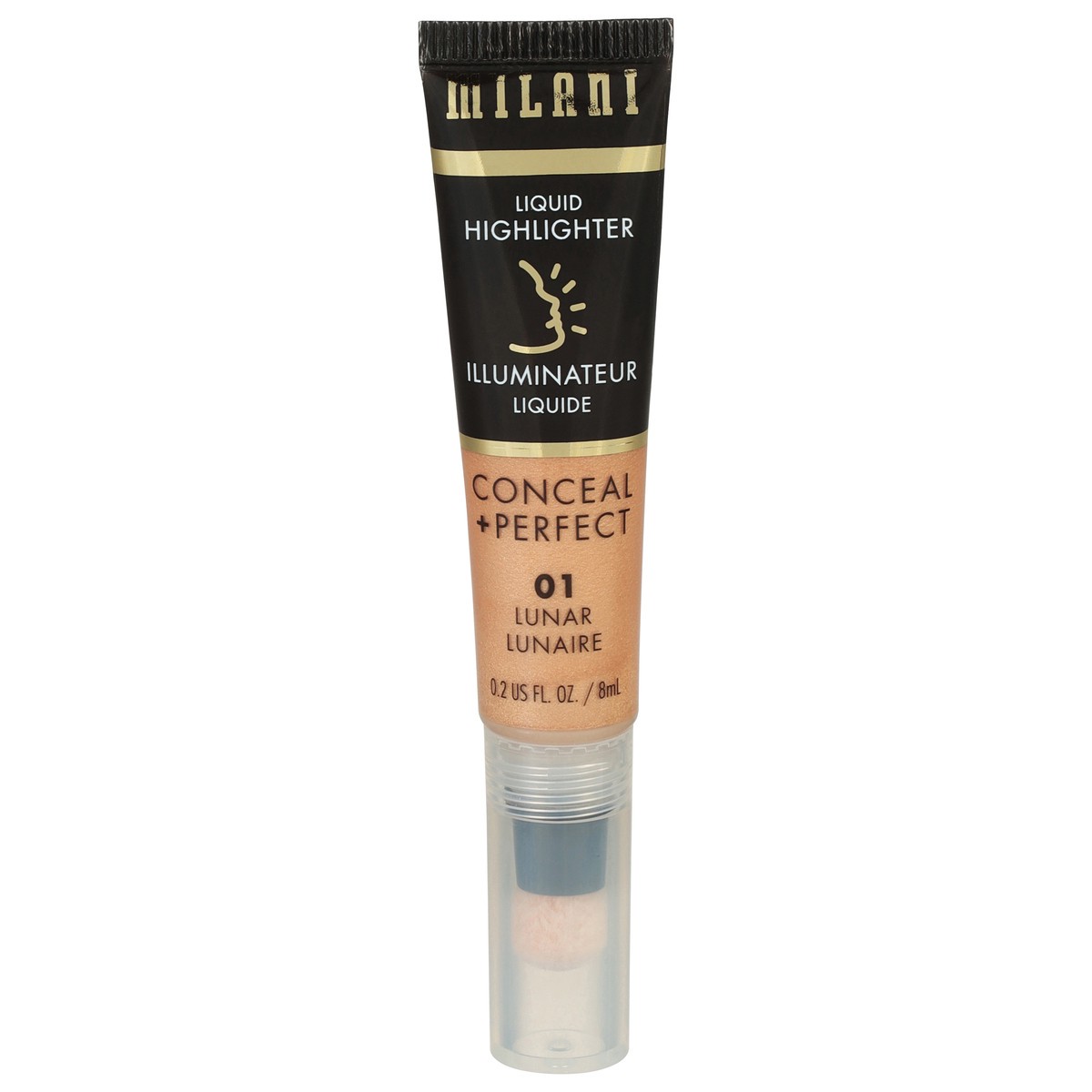 slide 1 of 9, Milani Conceal + Perfect Liquid Highlighter Pen Lunar, 1 ct