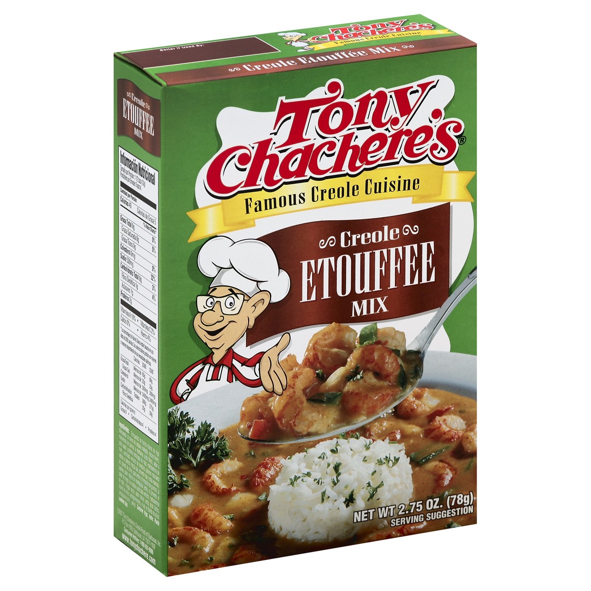 slide 3 of 4, Tony Chachere's Etouffee Mix 2.75 oz, 2.75 oz