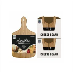 Living Concepts Charcuterie Cheese Board With Handle