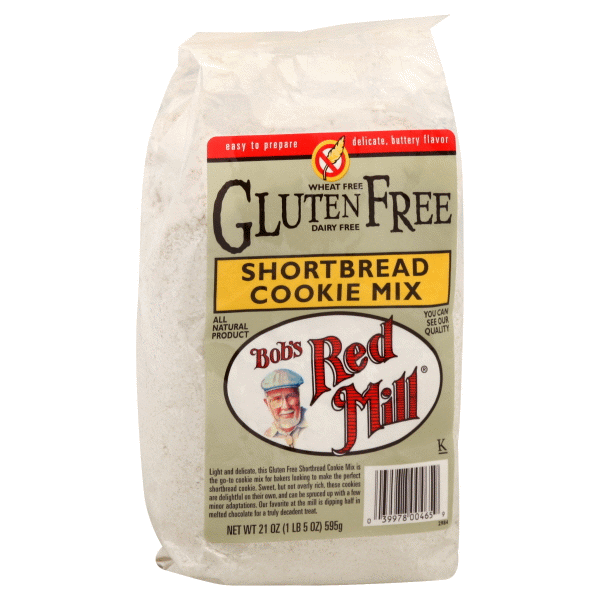 slide 1 of 1, Bob's Red Mill Gluten Free Shortbread Cookie Mix, 21 oz