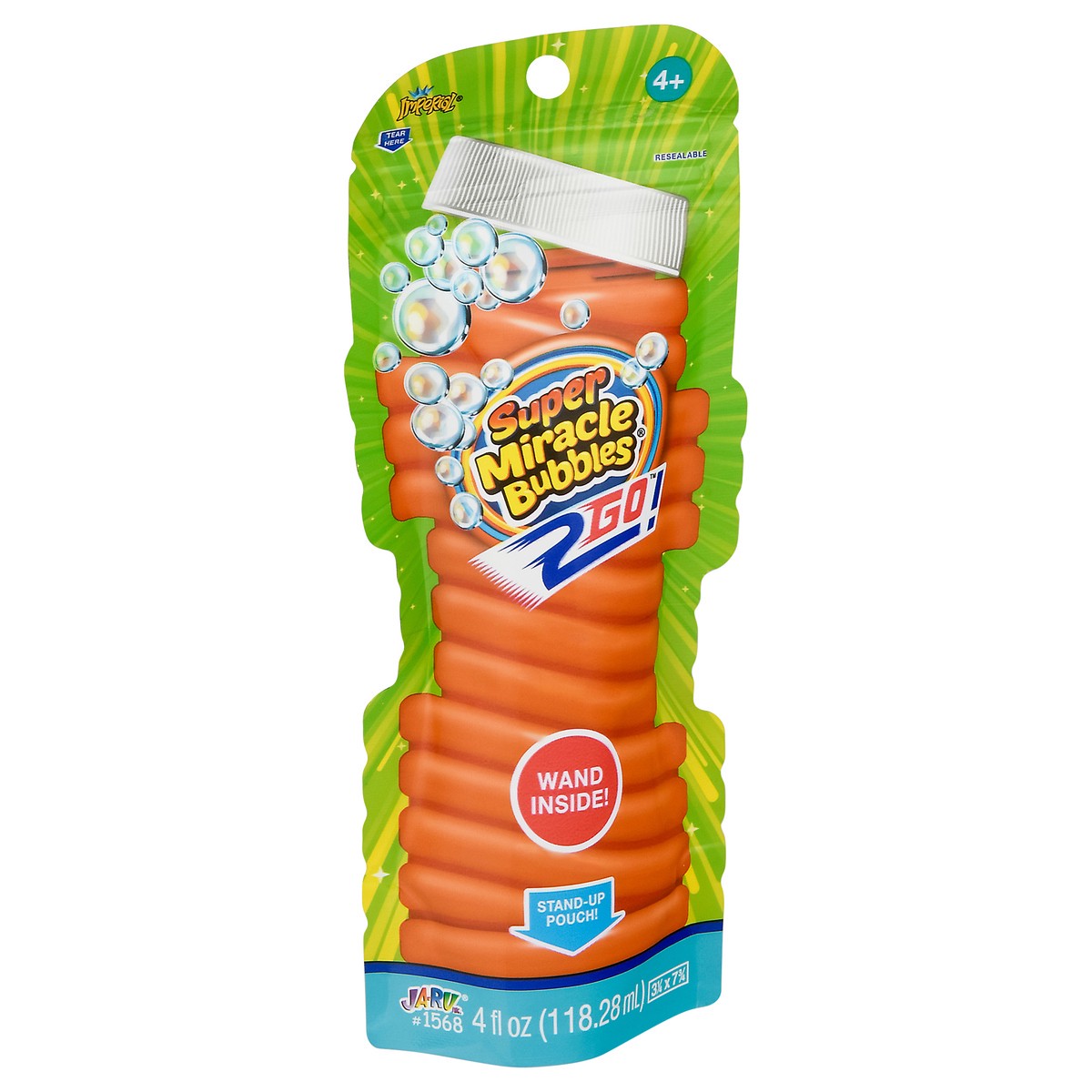 slide 4 of 9, Super Miracle Bubbles 2 Go Ages 4+ Bubbles 4 fl oz, 4 fl oz